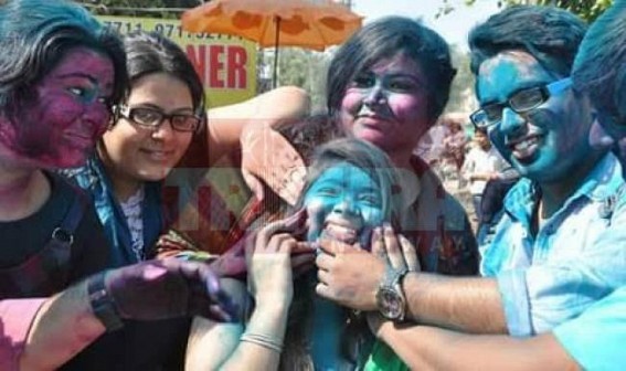 Holi celebrated in full enthusiasm at Northern Tripura 